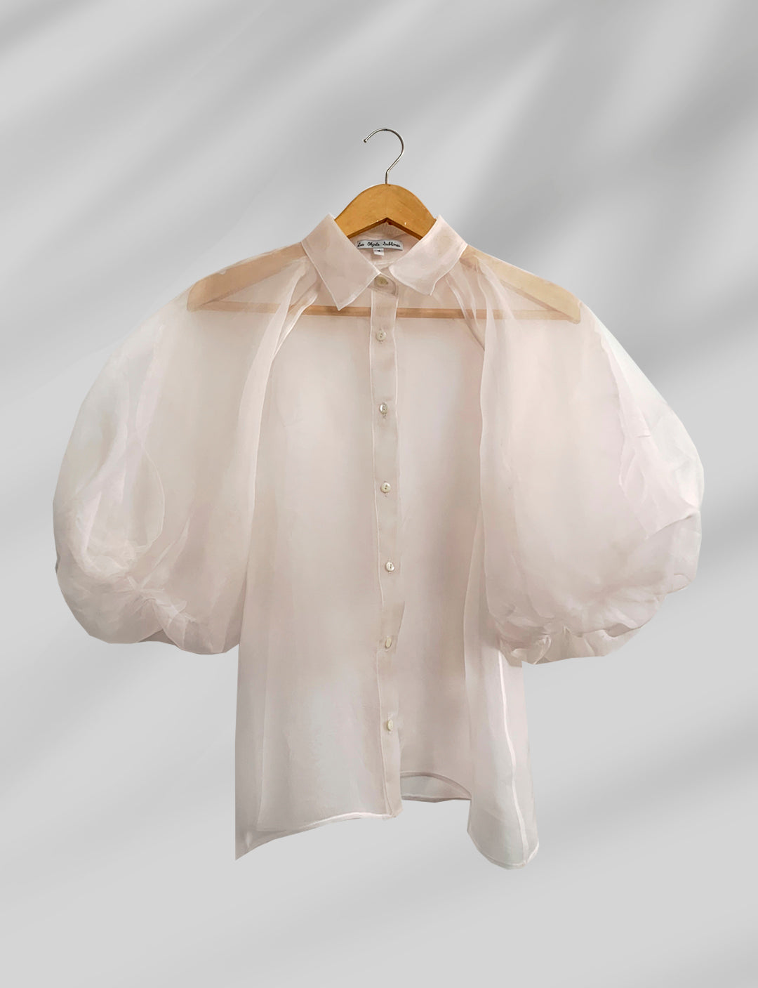 ORGANZA PUFF SLEEVE BLOUSE