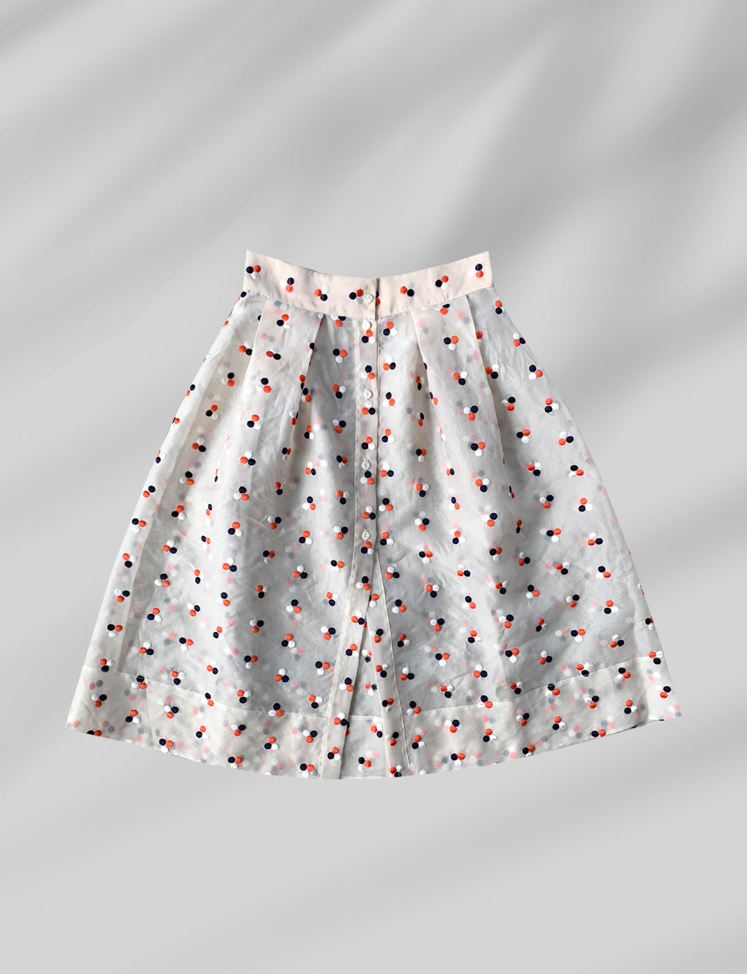 ORGANZA EMBROIDERY SKIRT