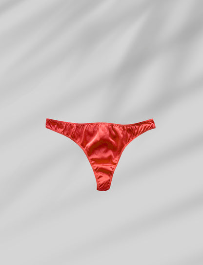SILK BRAZILIAN BOTTOM SCARLET