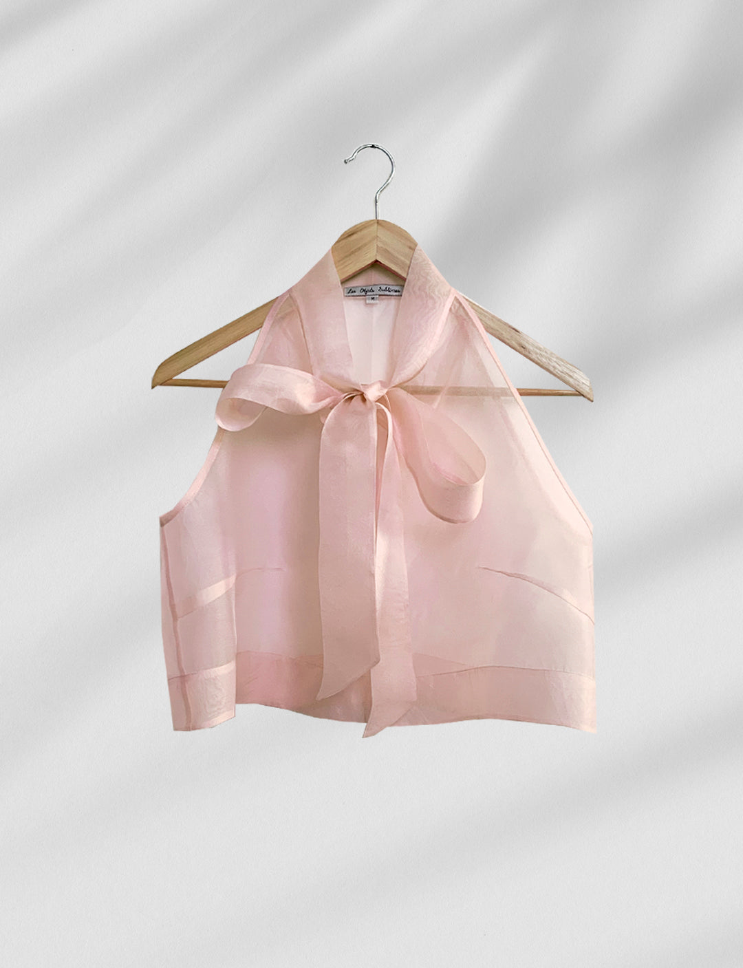 ORGANZA CROP TOP IN BLUSH