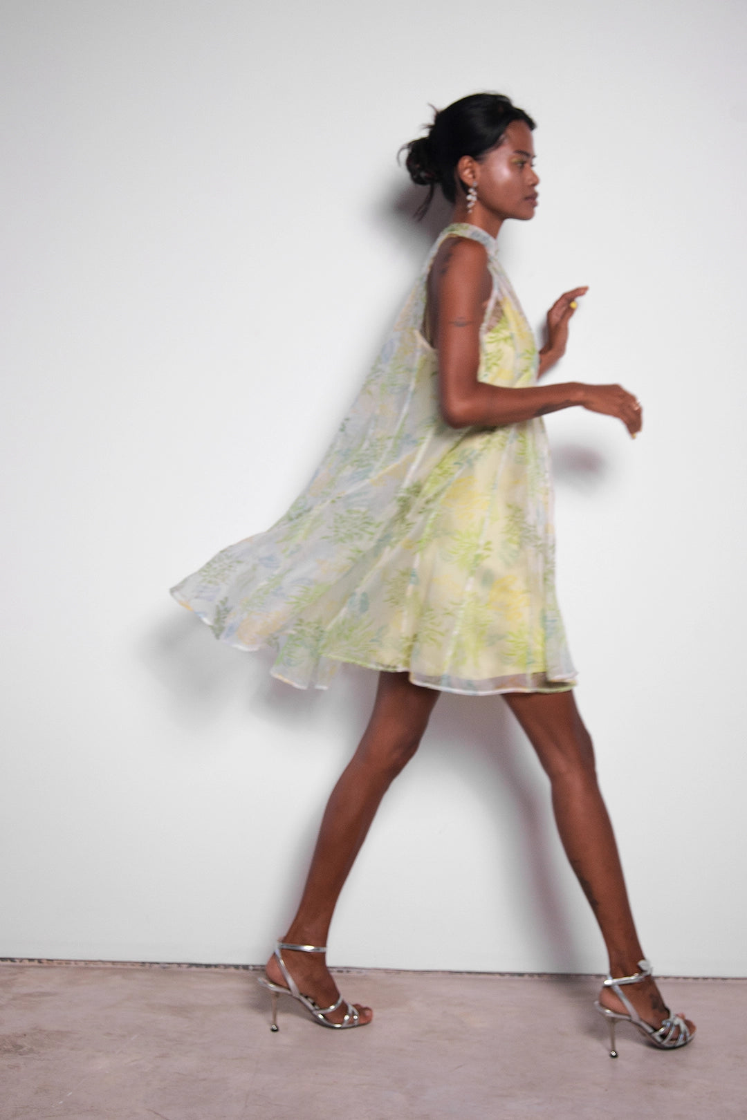 ORGANZA FLARE DRESS